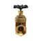 Everflow FIP Heavy Duty Gate Valve with Wheel Handle, Cast Brass 1-1/4" 207T114 - alternate 5
